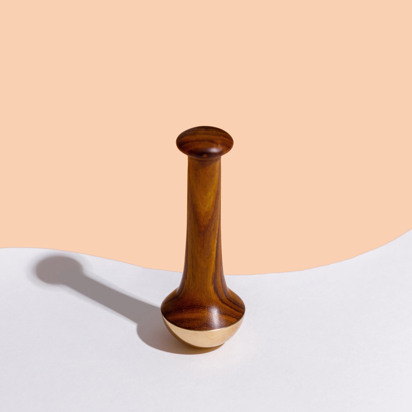KANSA | Teakholz & Bronze | Gesichtsmassage